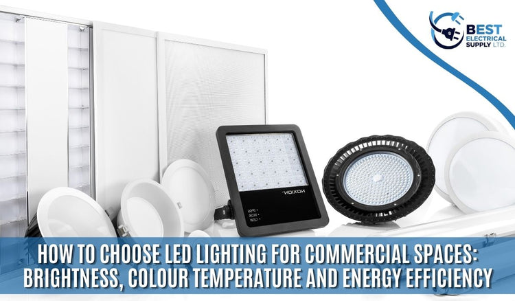 Commercial LED lighting products for offices, retail stores and industrial facilities in Edmonton, Alberta
