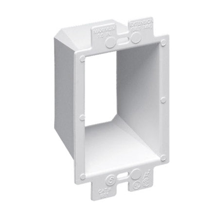 Plastic extention ring-1 gang